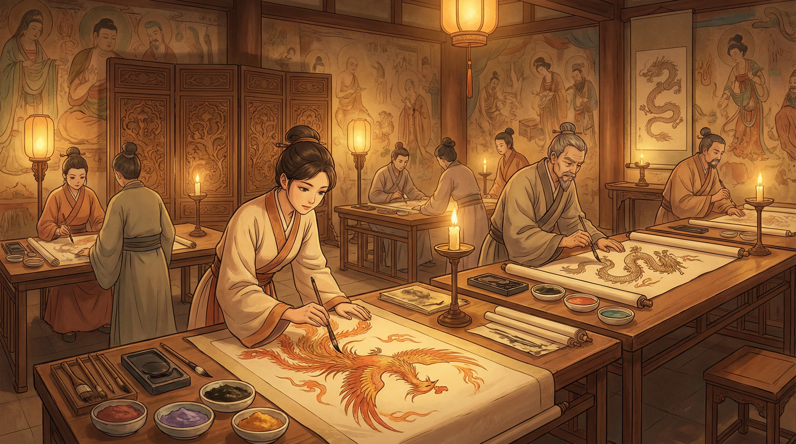 画师入驻 - 九色视频 国风动漫画师